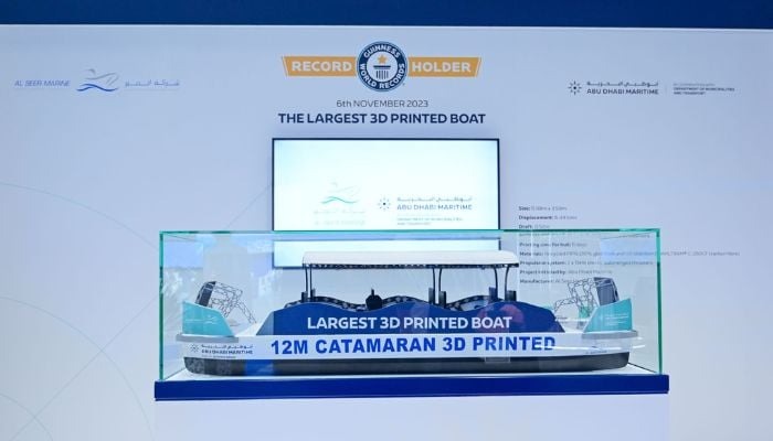 Водное такси, напечатанное на 3D-принтере, побило мировой рекорд Гиннесса