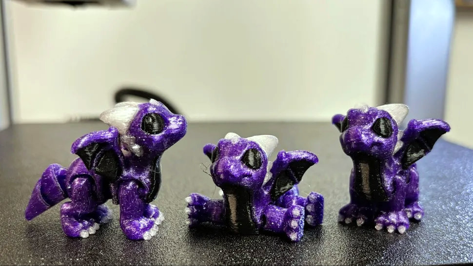 Напечатанные подвижные модели Anycubic Kobra X