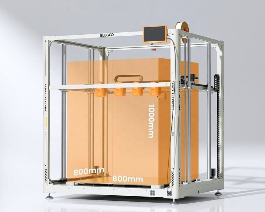 Огромный размер печатной зоны Orange Storm Giga Огромный размер печатной зоны Orange Storm Giga