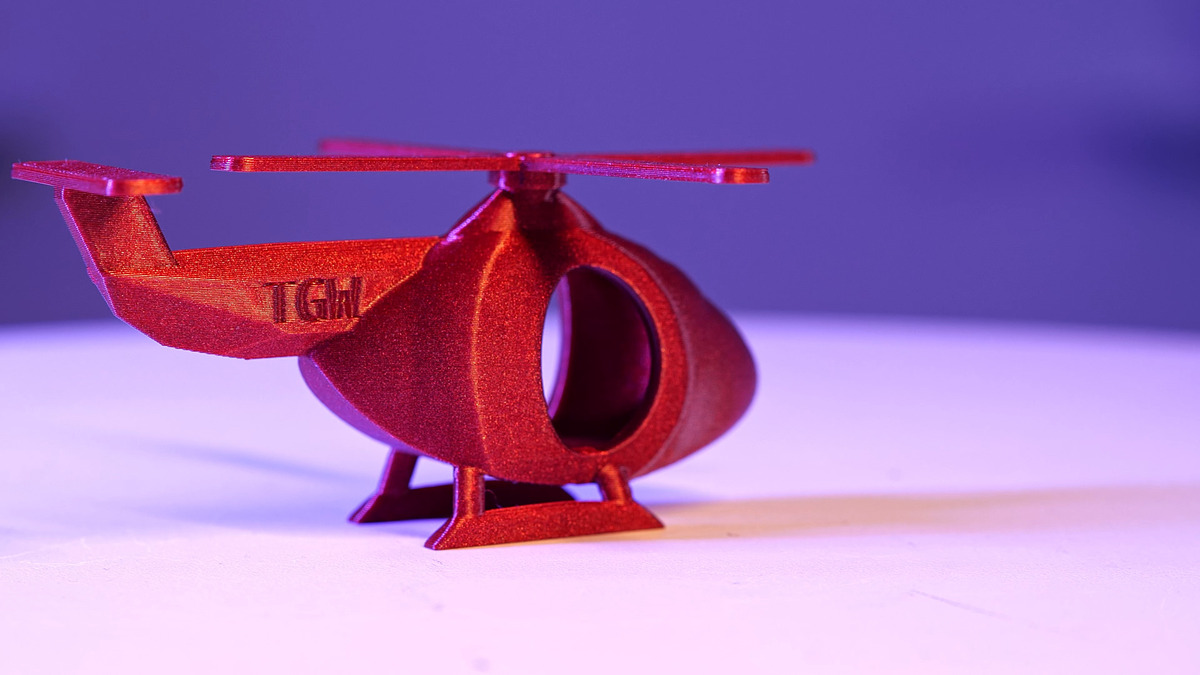 Результат обдува модели на принтере FlashForge