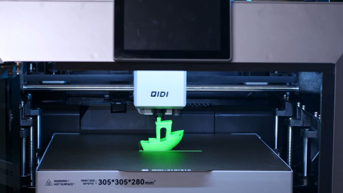 Печать кораблика PLA от YouSu на Qidi Plus 4