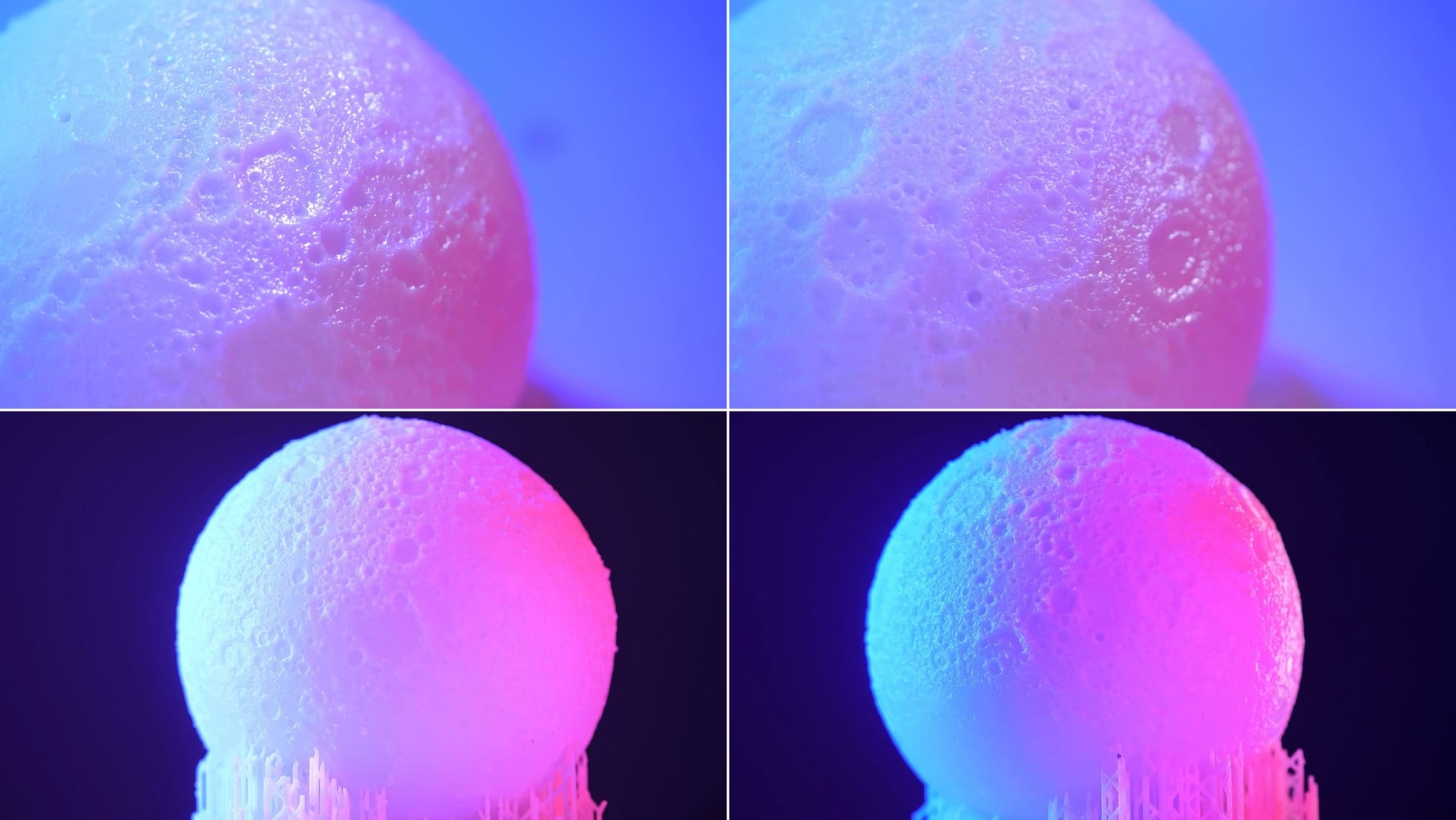 Печать модели Луны