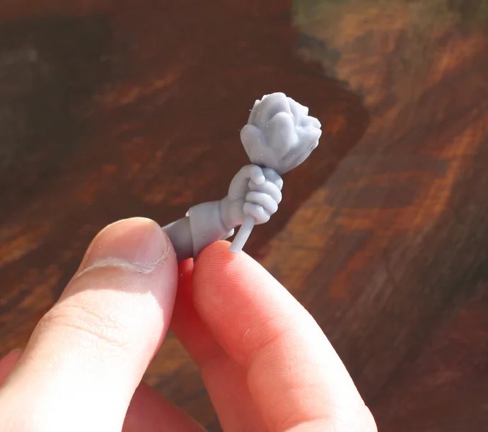 ZBrush деталь после лепки