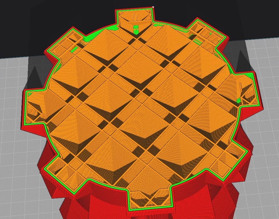 Шаблон для объемного заполнения восьмигранник Шаблон для объемного заполнения восьмигранник