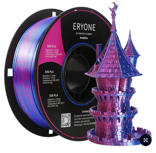ERYONE Двухцветный шелковистый PLA ERYONE Двухцветный шелковистый PLA