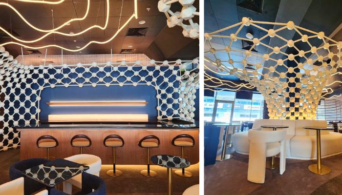 Белая 3D-печатная декорация