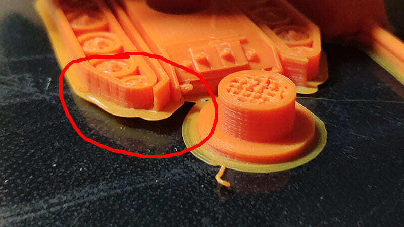 3D пластик ABS имеет высокую термоусадку