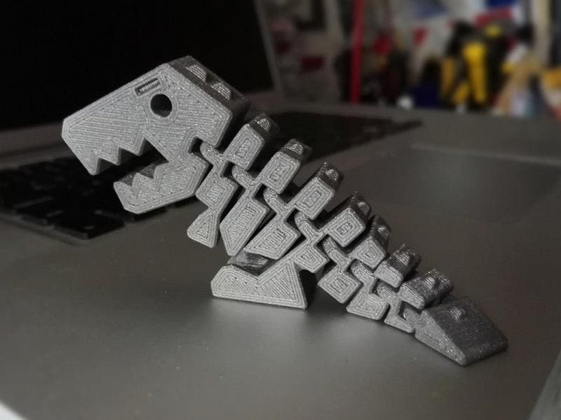 Динозавр FFF печатью