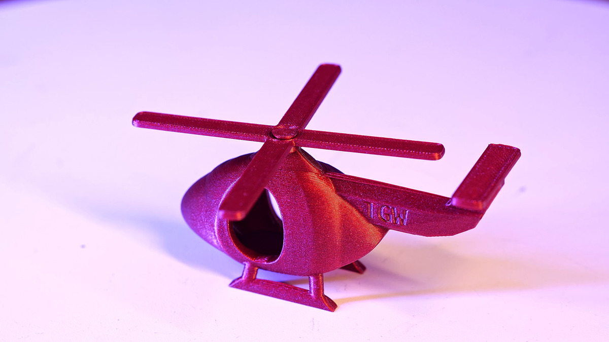 Результат обдува модели на принтере FlashForge