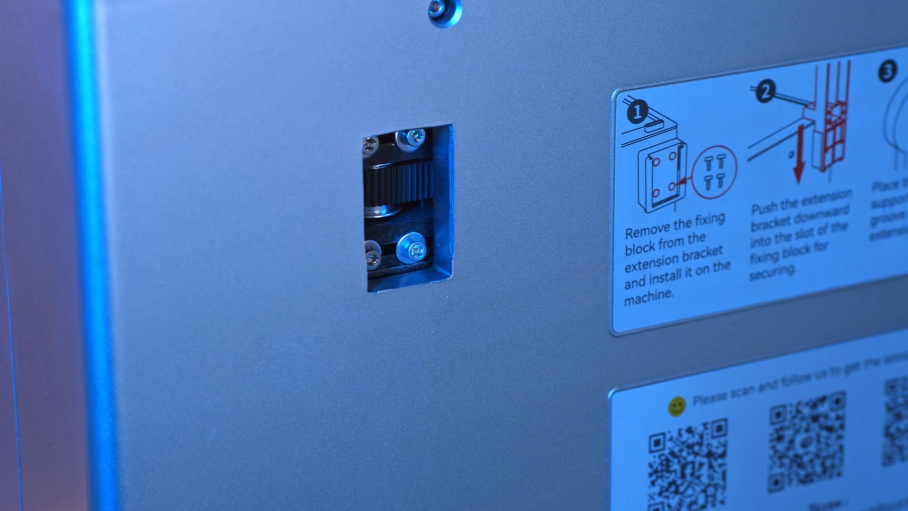 Правая стенка корпуса 3D-принтера Qidi Plus 4