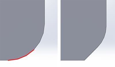 Вертикальное скругление Вертикальное скругление