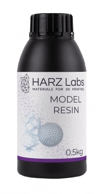 Фотополимерная смола HARZ Labs Model Resin 0.5 л, прозрачная