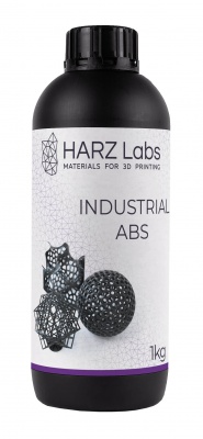 Фотополимерная смола HARZ Labs Industrial ABS 1 л, черная