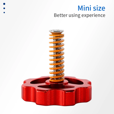 Комплект винтовых гаек платформы 3D-принтера (М4, красный, металл)