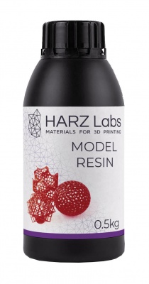 Фотополимерная смола HARZ Labs Model Resin 0.5 л, красная