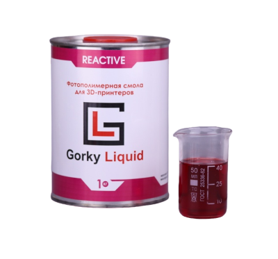 Фотополимерная смола Gorky Liquid "Reactive" 1 л, красная