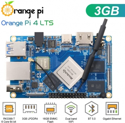 Orange Pi 4 LTS (3 ГБ)