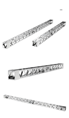 Mellow Custom VZBOT X-Gantry Rail - квадратный профиль для X-оси 3D Принтера VzBoT 330, Чёрный