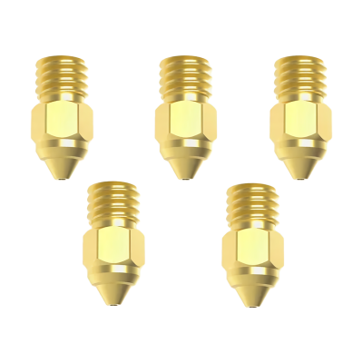 Комплект оригинальных сопел Creality MK-ST х 5 шт (0.25x1 / 0.4х2 / 0.6x1 / 0.8x1) латунь 