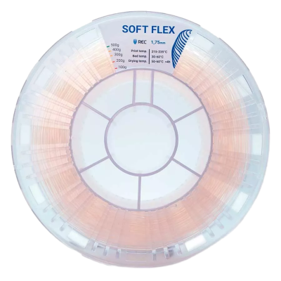 Soft Flex пластик 1,75 REC прозрачный 0,5 кг