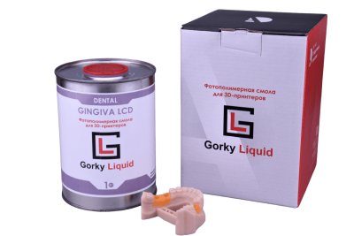 Фотополимерная смола Gorky Liquid "Dental Gingiva" LCD/DLP 1 л