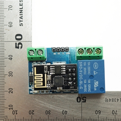 Реле одноканальное 5В с Wi-Fi управлением на чипе ESP8266