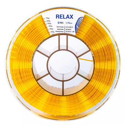 RELAX пластик 1,75 REC желтый 0,75 кг