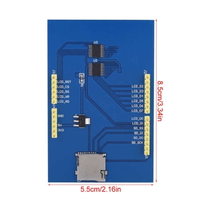 Дисплей TFT LCD Shield for Arduino Uno 480×320 / 3.5” (без тачскрина)