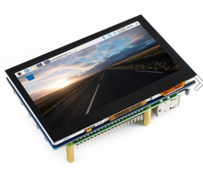 Сенсорный емкостной IPS LCD (B)-дисплей Raspberry Pi Waveshare, HDMI, 800x480 / 4.3”