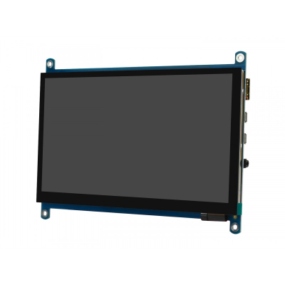 Сенсорный емкостный QLED IPS дисплей Raspberry Pi Waveshare, HDMI, 1024x600, 7"