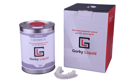 Фотополимерная смола Gorky Liquid "Dental Crown" A1-A2 FL 1 л