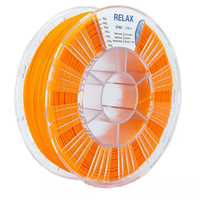 RELAX пластик 1,75 REC оранжевый 0,75 кг