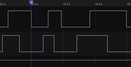  Сигнал от ножек настроечного энкодера